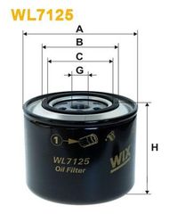 WL7125 ΦΙΛΤ ΛΑΔΙΟΥ ALFA ROMEO; IFA; IVECO; RENAULT (RVI); FMZ PlOCK; SAME; URSUS; ZETOR; AUDI; FIAT;