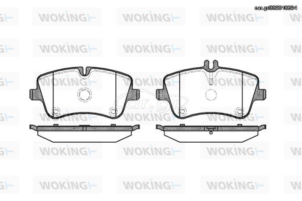 P668300 - ΕΜΠΡ.ΣΕΤ ΤΑΚΑΚΙΑ MERCEDES (W203)02