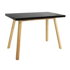 ΤΡΑΠΕΖΙ VEGAS ΜΑΥΡΟ 110Χ60Χ76Υ ΕΚ ΜΕ ΞΥΛΙΝΑ ΠΟΔΙΑ ΟΞΙΑ HM10429.02