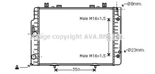 (MER0425DLB) W140 300SE AC AT93