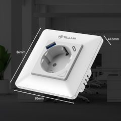 Tellur Smart Πρίζα - Λευκό-thumb-3
