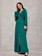 Μακρύ Φόρεμα 188242 Roco Fashion Πρασινο SUK0420 Green