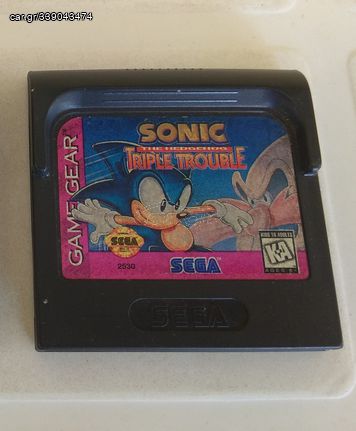 Game gear game 1sonic triple trouble 