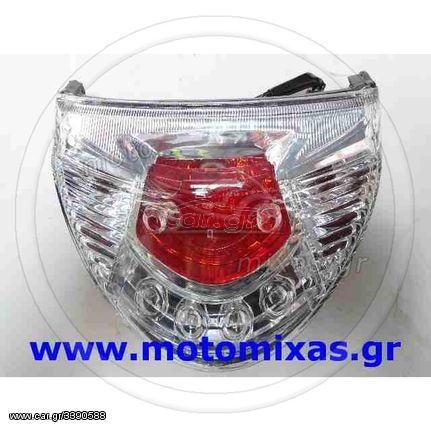 ΦΑΝΑΡΙ ΠΙΣΩ YAMAHA CRYPTON-R 115 ΛΕΥΚΟ/ΚΟΚΚΙΝΟ (LED) ROC