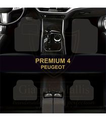 PREMIUM LINE MATS - Μαύρο , 4-peugeot