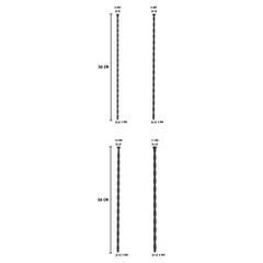 Penis Dilators 4 pcs set Small-thumb-1