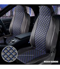 MEXICO DIAMOND CUSHION - ΜΑΥΡΟ-ΜΠΛΕ