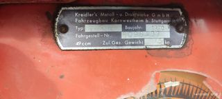 Kreidler Florett 50 1970 k54/54 k54 ΜΕ ΑΔΕΙΑ ΚΑΙ ΧΑΡΤΙΑ ΚΑΝΟΝΙΚΑ ΠΡΟΣΦΟΡΑ ΜΗΝΟΣ-thumb-6