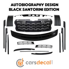 Μάσκα και Body Kit Τριμ για Range Rover IV L405 Autobiography Design Black Santorini