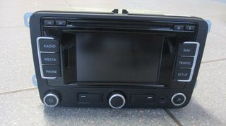 Κονσόλα ράδιοCD, NAVI με οθόνη ενδείξεων από VW Golf 6 Plus, για VW Polo 6R