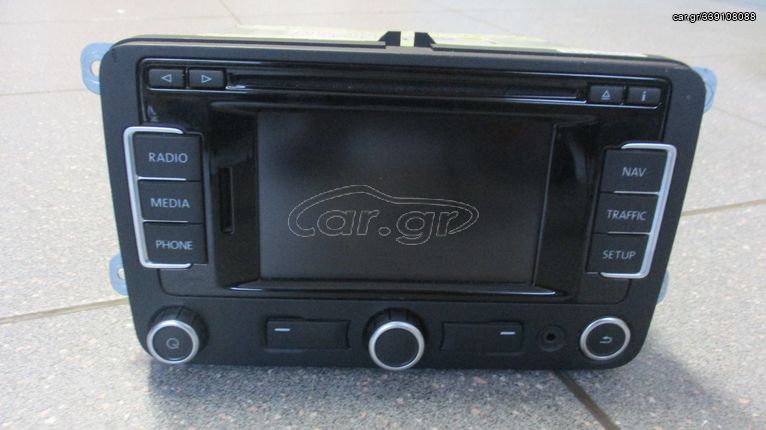 Κονσόλα ράδιοCD, NAVI με οθόνη ενδείξεων από VW Golf 6 Plus, για VW Polo 6R