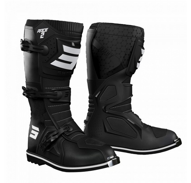 ΜΠΟΤΕΣ MX RACE 2 BLACK | SHOT