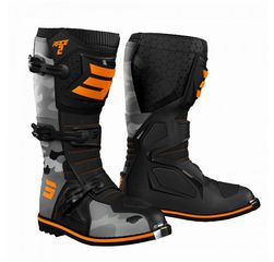 ΜΠΟΤΕΣ MX RACE 2 CAMO NEON ORANGE | SHOT