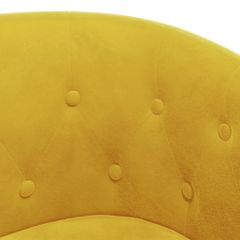 Πολυθρόνα Μπάρελ Κίτρινη Βελούδινη 356476-thumb-5