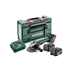 W 18 L 9-125 Quick Γωνιακός Τροχός Μπαταρίας Ø125mm 18V (3x4.0Ah) - ΜΕ ΜΠΑΤΑΡΙΑ & ΦΟΡΤΙΣΤΗ - METABO (#602249960)