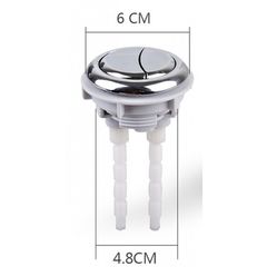 ΜΠΟΥΤΟΝ ΠΑΤΗΤΟ ΔΙΠΛΗΣ ΡΟΗΣ 60x48mm INTER CERAMIC ICSP S0048/ICSP S0055
