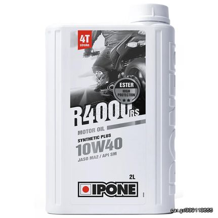 Ipone λάδι R4000RS synthetic + ester 10W40 2L