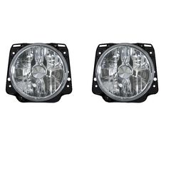 Μπροστινά Φανάρια Set Για Vw Golf 2 83-92 Clear Glass H4 Manual Depo