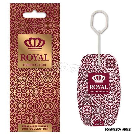 Αρωματικό Αυτοκινήτου Κρεμαστό Feral Royal Collection Oriental Oud