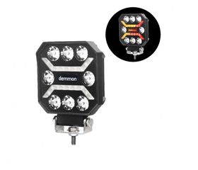 LED Προβολέας SLIM demmon 9V-32V 27W Λευκό  Πορτοκαλί-Κόκκινο IP67