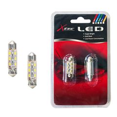 Λάμπες Led C5W SV8.5-8 36mm 12volt 6SMD 6000k X-Tec 2 Τεμάχια