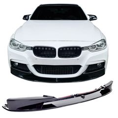 Μπροστινό Spoiler Για Bmw 3 F30/F31 11-19 M-Packet Γυαλιστερό Μαύρο M-Performance Look 2 Τεμάχια