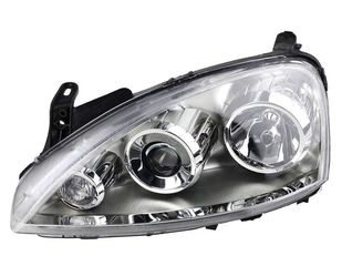 Φανάρι Μπροστινό Αριστερό Για Opel Corsa C 04-06 Projector H7/H7 Depo