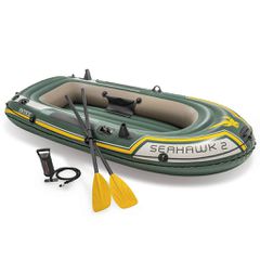 Intex Σετ Φουσκωτής Βάρκας Seahawk 2 με Κουπιά & Τρόμπα 68347NP