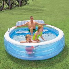 Intex Πισίνα Φουσκωτή Swim Center Family Lounge Pool 57190NP