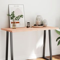 vidaXL Επιφάνεια Τραπεζιού 120x60x(2-4) εκ. Ακατέργαστο Μασίφ Ξύλο