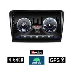 KIROSIWA 4+64GB SKODA SUPERB (2008 - 2015) Android οθόνη αυτοκίνητου 4GB με GPS WI-FI (ηχοσύστημα αφής 10" ιντσών Youtube Playstore MP3 USB Radio Bluetooth Mirrorlink DSP 4x60W Apple Carplay Android A