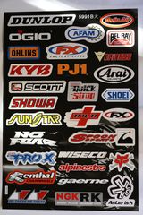 Αυτοκόλλητα μοτο club Vynil Stickers ΒΒ149 Dunlop διάσταση σελίδας 42cm X28cm
