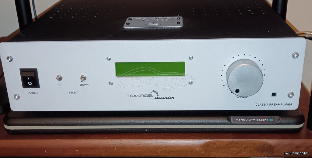 SET TSAKIRIDIS ALEXANDER Preamplifier & APOLLON Power Amplifiers