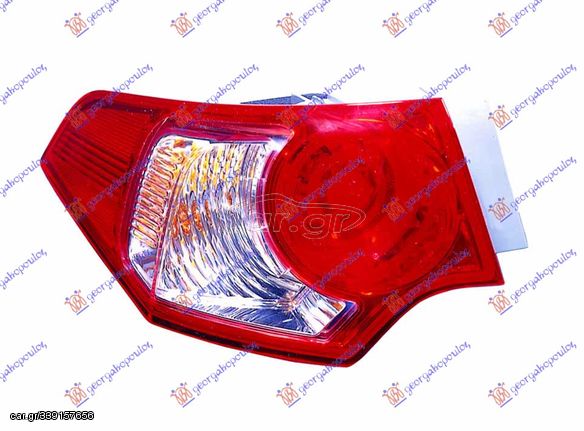 Φανάρι Πίσω Έξω -11 (Ε) / HONDA ACCORD 08-15 / 33550TL0G01 - Αριστερό - 1 Τεμ