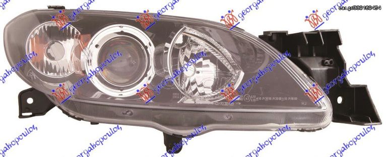 Φανάρι Εμπρός.Ηλεκτρικός 4 Θύρο (Ε) (TYC) / MAZDA 3 Sedan-Hatchback (BK) 04-08 / BN8V-51-0K0C - Δεξί - 1 Τεμ