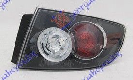 Φανάρι Πίσω Έξω 06- 4 Θύρο Μαύρο (Ε)(ΛΕΥΚ.ΦΛ) / MAZDA 3 Sedan-Hatchback (BK) 04-08 / BR5H-51-150C - Δεξί - 1 Τεμ