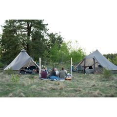 Easy Camp Σκηνή με Τέντα Moonlight 10 Ατόμων Γκρι