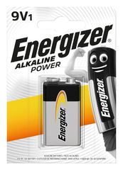Energizer Power Αλκαλική Μπαταρία 6LR61/9V 1τμχ