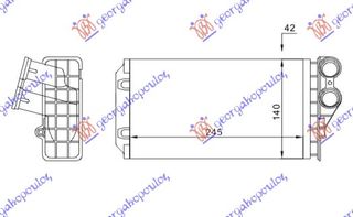 Ψυγείο Καλοριφέρ (Μ) +/-AC (245x140) Τύπου BEHR / CITROEN C4 04-11 / 6448N5 - 1 Τεμ