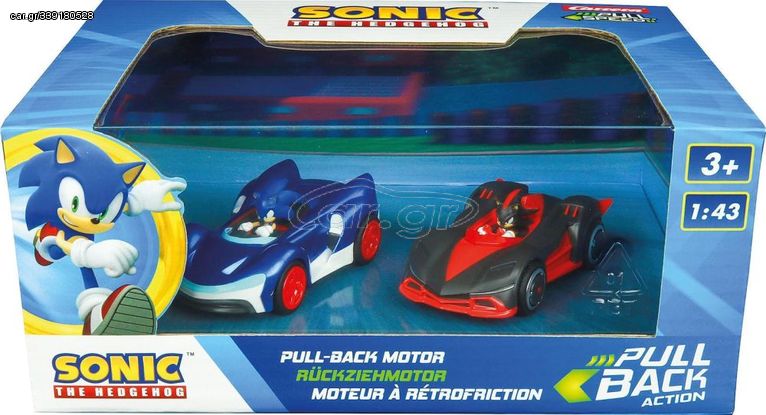 Carrera Pull Speed: Sonic The Hedgehog - Shadow the Hedgehog Pull-Back Vehicle 1:43 (15818326)