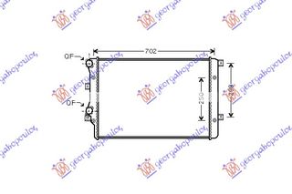 Ψυγείο 1.4 Tsi Βενζίνη - 1.9 TDi Πετρέλαιο (650x410) (MECHANICAL) / VW GOLF V 04-08 / 1K0121253H - 1 Τεμ