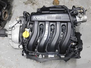 ΜΟΤΕΡ RENAULT 1.6cc 16V MEGANE SCENIC  (K4MD812)