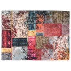 vidaXL Χαλί Πλενόμενο Αντιολισθητικό Patchwork Πολύχρωμο 150 x 230 εκ.