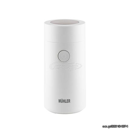 Muhler MCG-355 Ηλεκτρικός Μύλος Καφέ 150W με Χωρητικότητα 50gr Λευκός