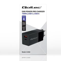 GaN 100w USB Type C Fast ΦΟΡΤΙΣΤΗΣ (2 USB)-thumb-1
