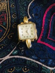 Κοσμήματα-Ρολογια-Χρυσαφικά:Γυναικείο ρολοι Venus επίχρυσο του 1957 κουρδιστό 18 ct micro