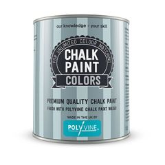 Χρώμα Κιμωλίας Chalk Paint COLORS Polyvine 0.5lt Χρωμοσύνθεση