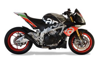 Hp Corse Εξάτμιση Τελικό Hydroform Black S.Steel  APRILIA TUONO V4-R RSV-4 2017-2018