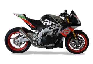 Hp Corse Εξάτμιση Τελικό GP07 SATIN S.Steel APRILIA TUONO V4-R RSV-4 2017-2018