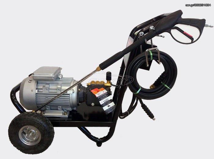 Πλυστικό Μηχάνημα με πίνακα και TOTAL STOP 4hp 152bar 1450 rpm